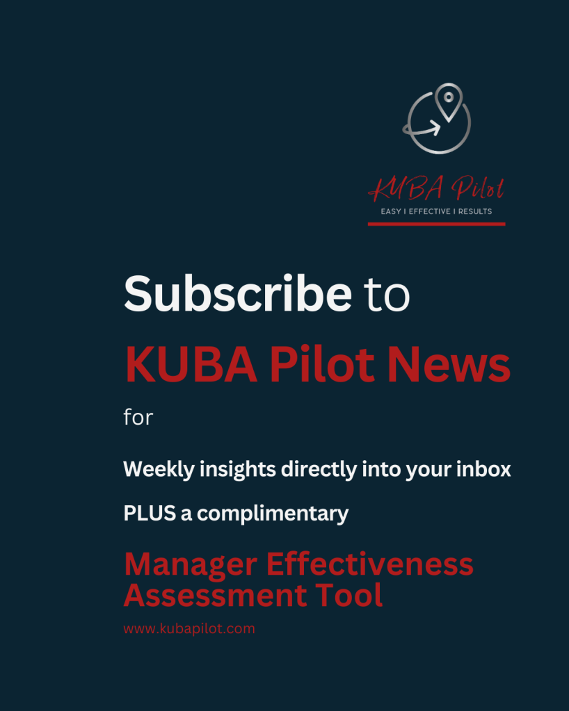 Management Effectiveness Derailers KUBA Pilot